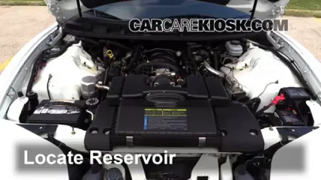 1999 Pontiac Firebird Formula 5.7L V8 Convertible Liquide essuie-glace Ajouter du liquide